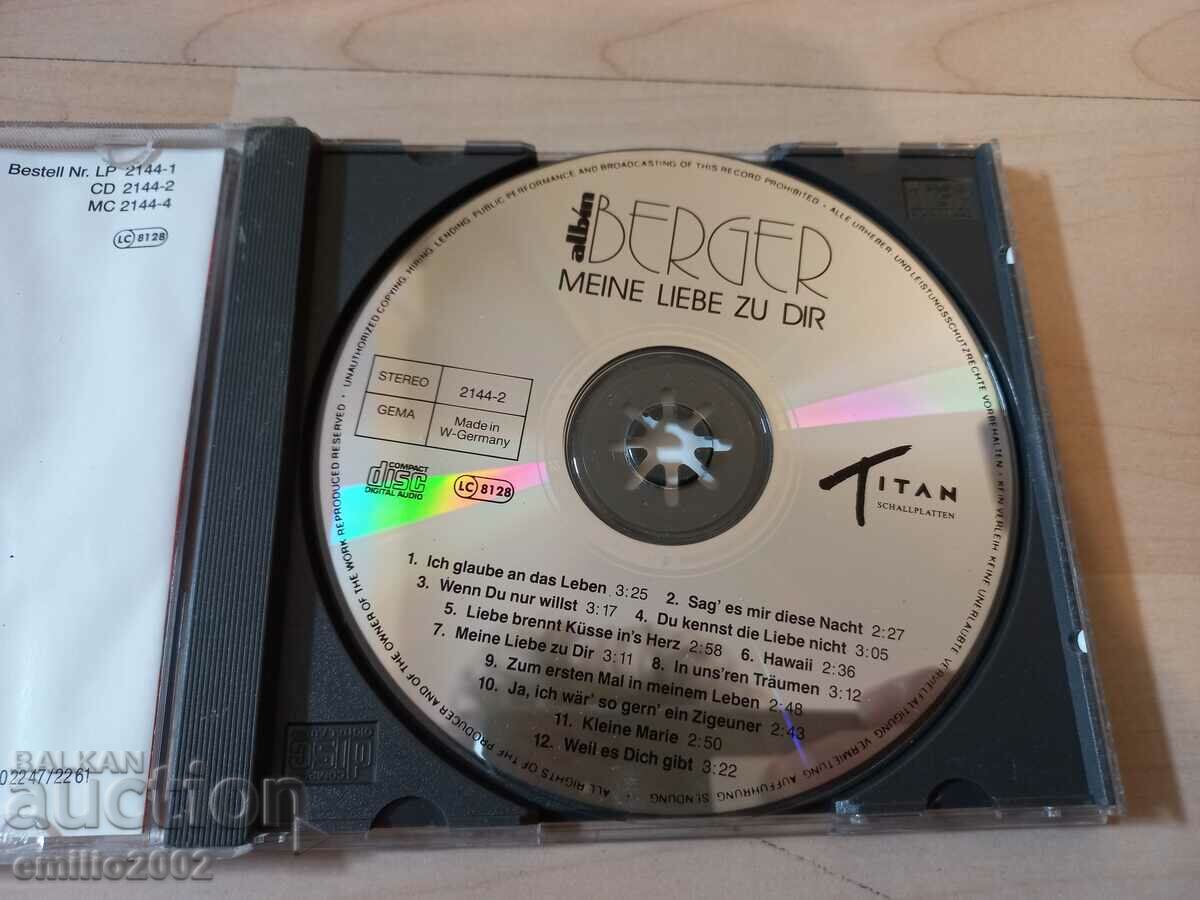Audio CD Alban Berger with price 2.99 BGN | € 1.53