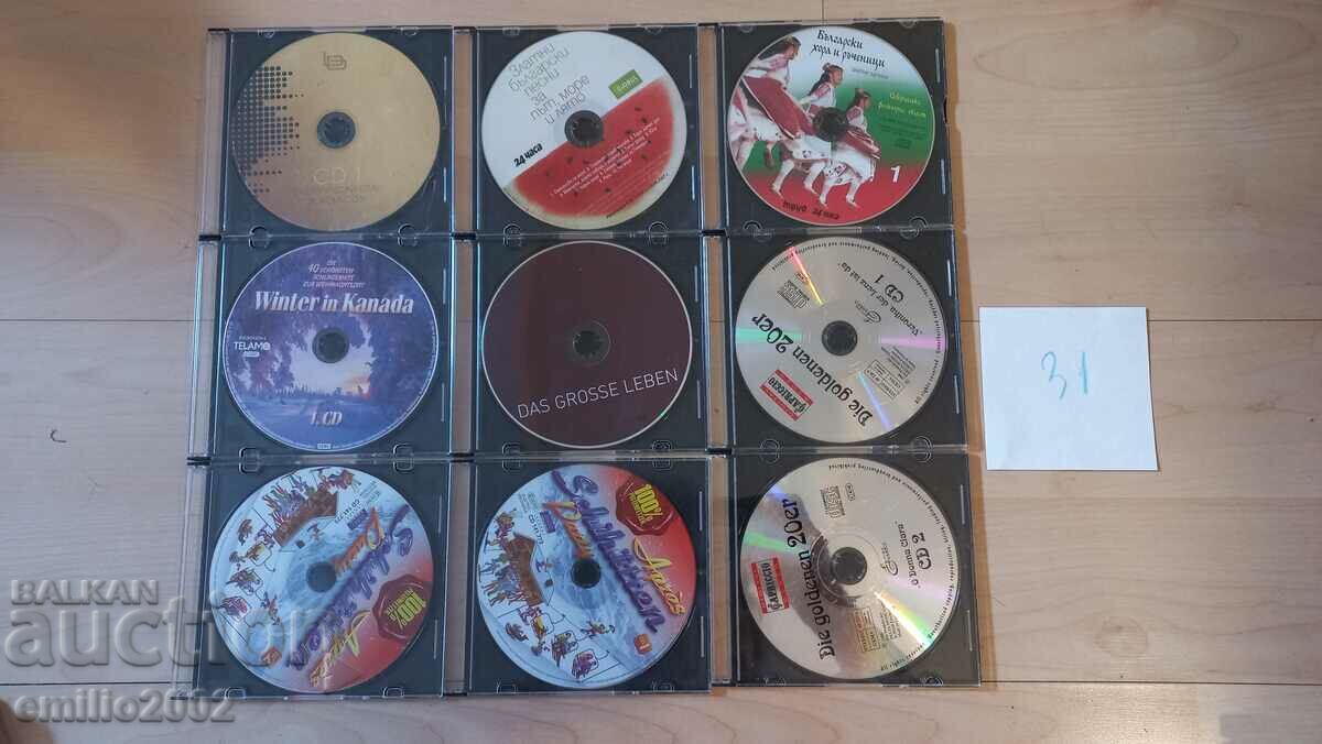 Audio CD - lot 9 pcs. 31