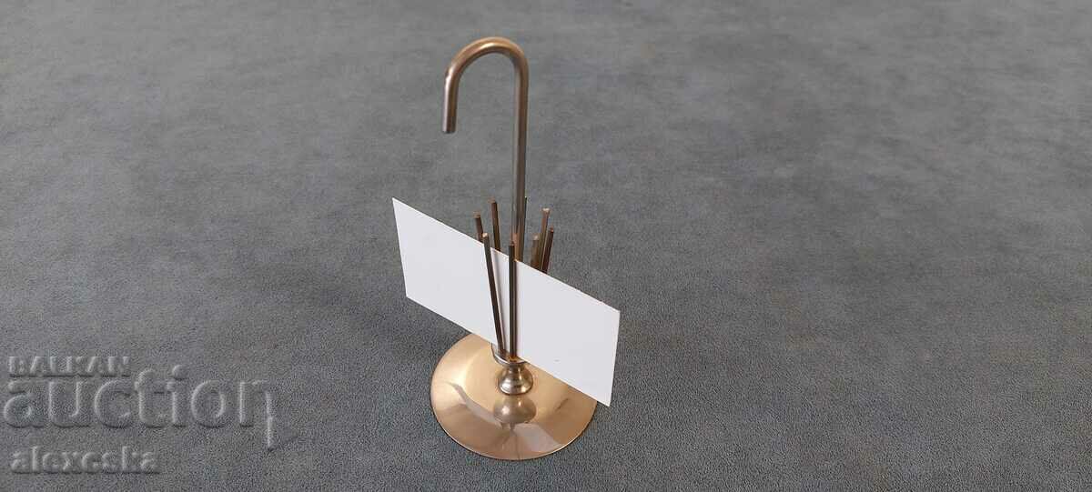 Desk business card "umbrella" with price 14.00 BGN | € 7.16 Desk business card "umbrella" with price 14.00 BGN | € 7.16