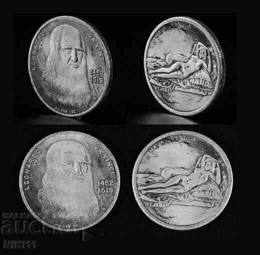 Κέρμα Leonardo da Vinci, Leonardo da Vinci 1452 - 1519 με τιμή 12.00 BGN | € 6.14 Κέρμα Leonardo da Vinci, Leonardo da Vinci 1452 - 1519 με τιμή 12.00 BGN | € 6.14