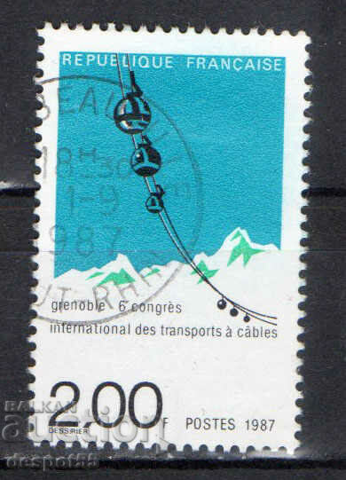 1987 Франция. 6-ти международен конгрес за кабелен транспорт