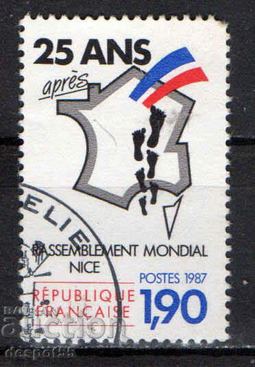 1987 Франция. Асамблея на репатрирани французи-алжирци.