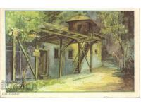 Carte poștală veche - Mănăstirea Rila - Postnitsa
