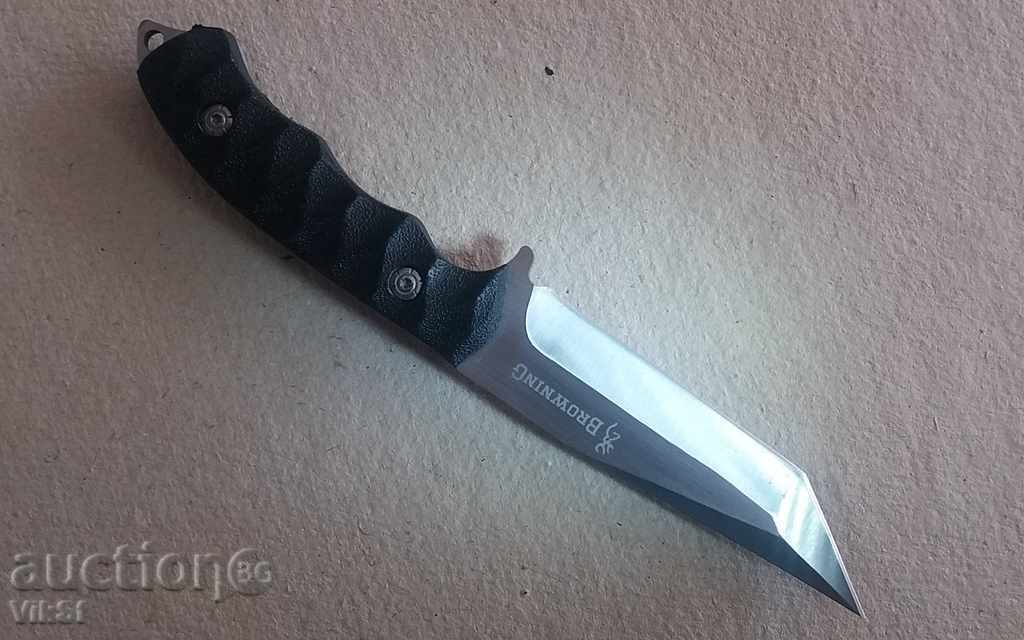 Delivery of Great hunting knife with browning Tanto Blade 115x230 Delivery of Great hunting knife with browning Tanto Blade 115x230