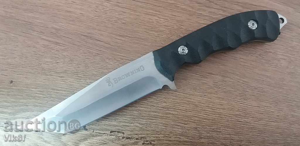 Μεγάλη κυνηγετικό μαχαίρι με θήκη Browning Tanto Λεπίδα 115h230