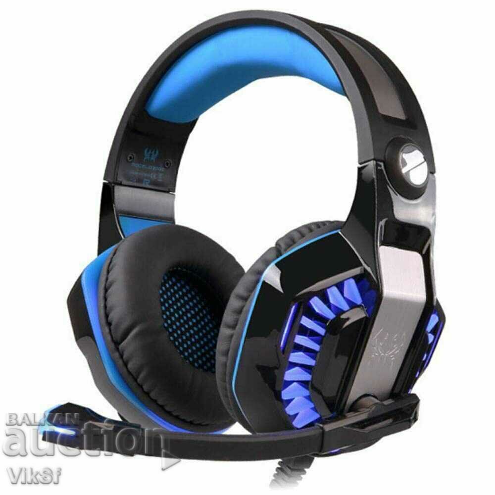 Gaming headset Kotion Each G2000, with microphone and backlight with price 49.50 BGN | € 25.31 Gaming headset Kotion Each G2000, with microphone and backlight with price 49.50 BGN | € 25.31