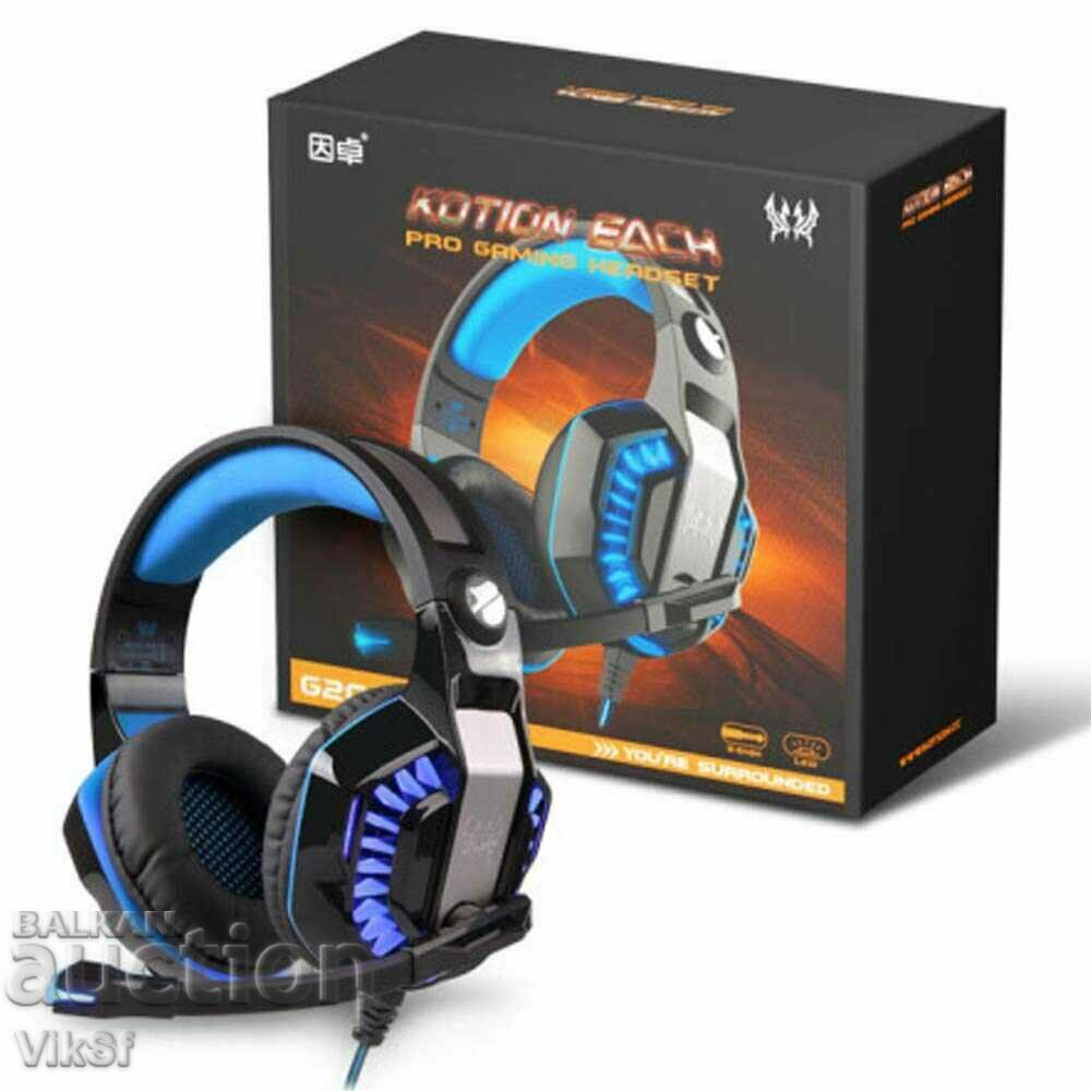 Gaming headset Kotion Each G2000, with microphone and backlight