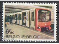 1976. Belgium. First metro line in Brussels.