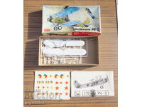 from soca toy model of PO-2 Polikarpov airplane with box
