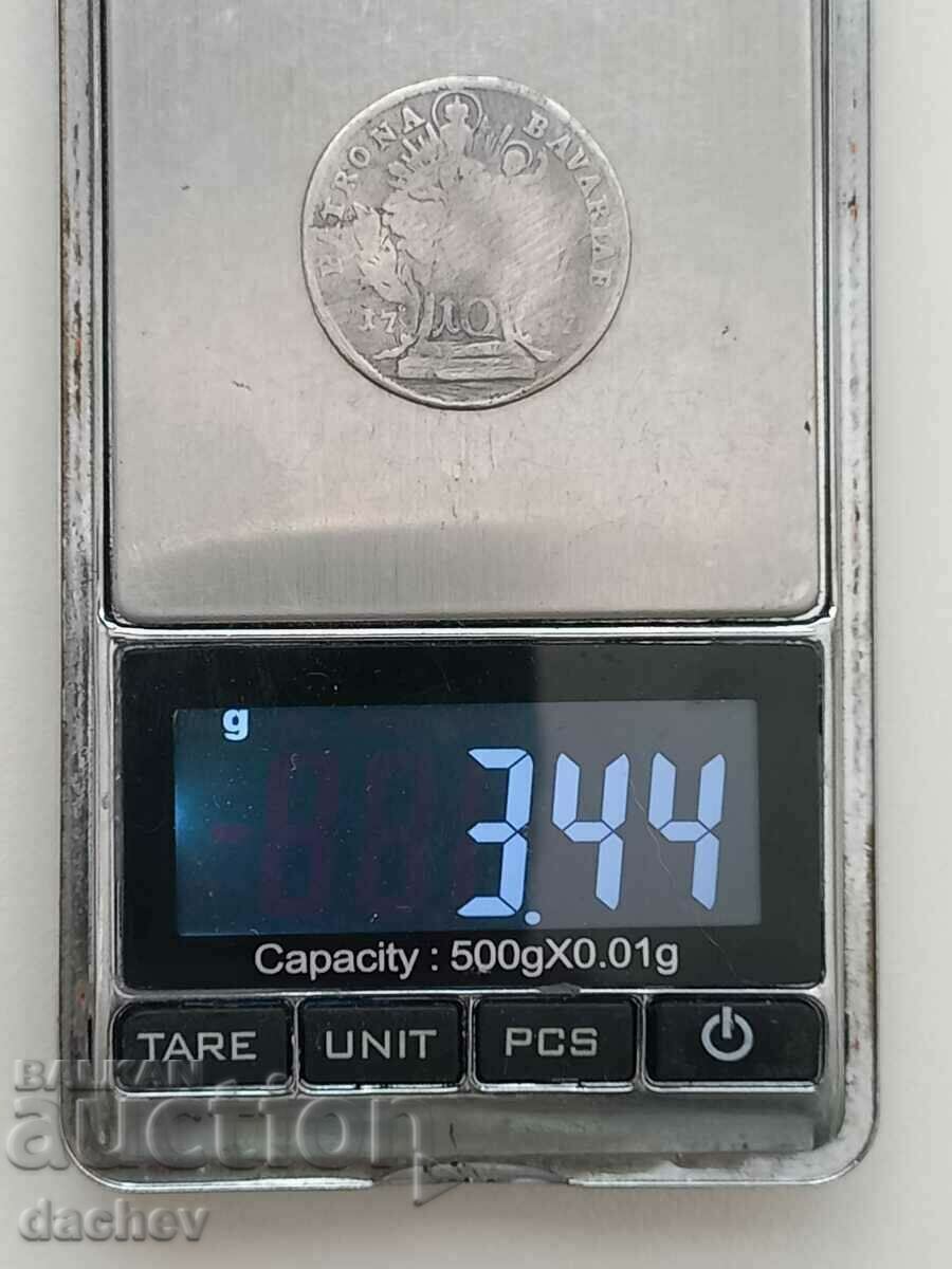 Auction Rare Silver Coin Austria 10 Kreuzer Austria-Hungary 1757 Auction Rare Silver Coin Austria 10 Kreuzer Austria-Hungary 1757