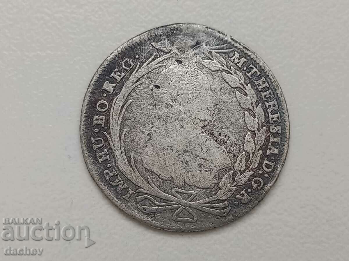 Auction Rare Silver Coin Austria 10 Kreuzer Austria-Hungary 1771 Auction Rare Silver Coin Austria 10 Kreuzer Austria-Hungary 1771