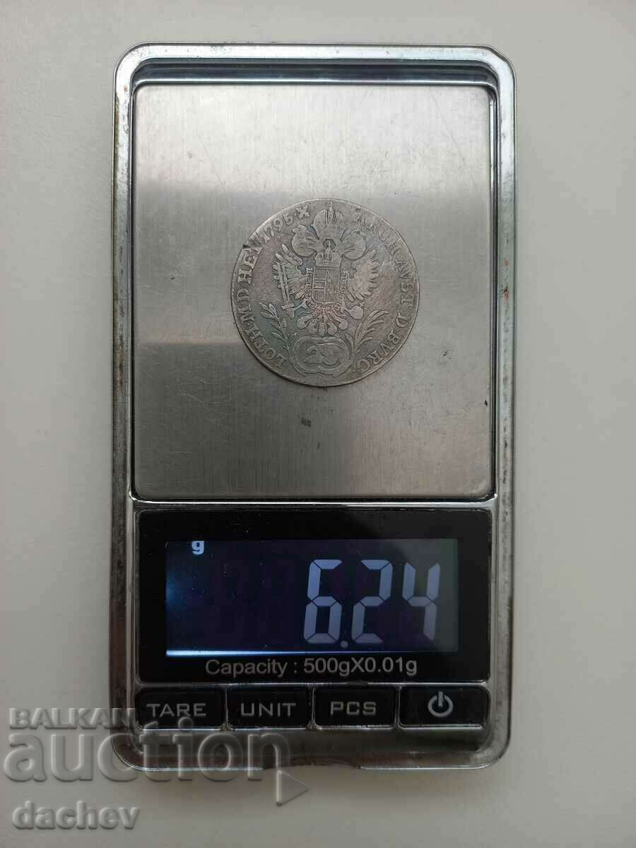 Auction Rare Silver Coin Austria 20 Kreuzer Austria-Hungary 1795 Auction Rare Silver Coin Austria 20 Kreuzer Austria-Hungary 1795