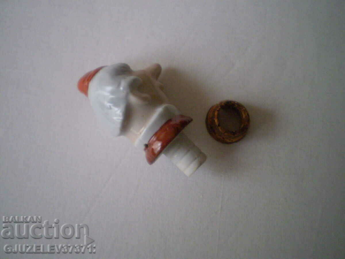 Auction German Porcelain Figurine Merry Male Head Corkscrew Auction German Porcelain Figurine Merry Male Head Corkscrew