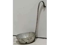 Old copper ladle, copper copper pot, pit, kishkil cap