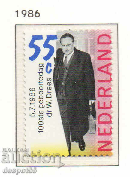 1986. The Netherlands. 100 years since the birth of William Dries.