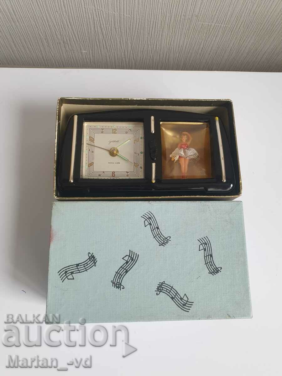 Ξυπνητήρι Παλιά Γερμανική Goldbuhl Μπαλαρίνα Βακελίτη - 7