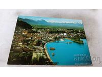 Postcard Bregenz am Bodense mit Schweizer