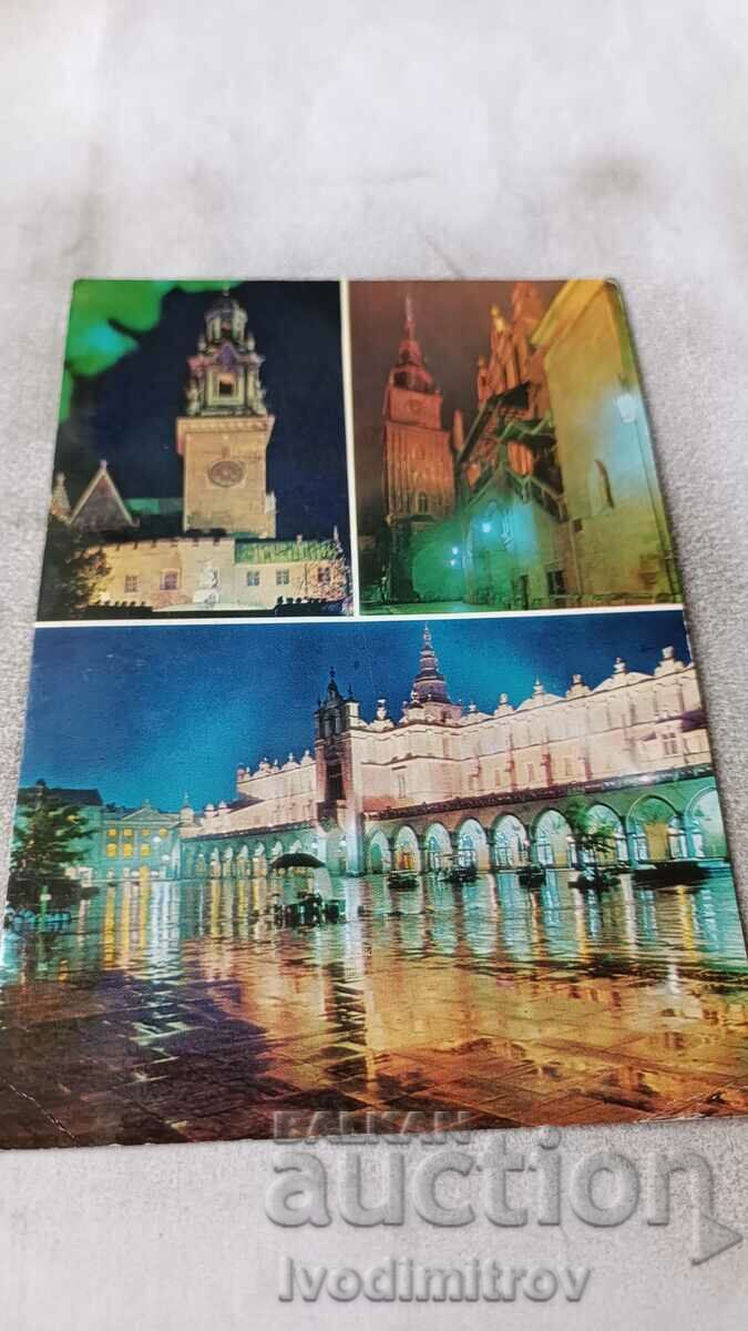 Postcard Krakow Collage 1971
