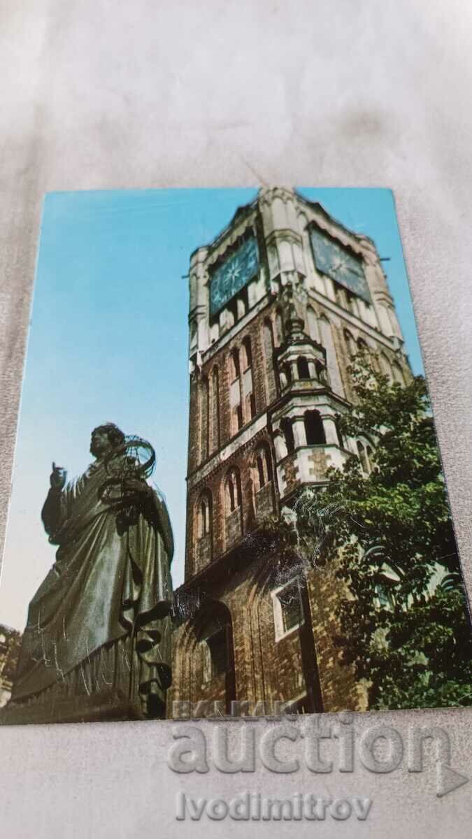 Postcard Torun Pomnik Mikolaja Kopernika