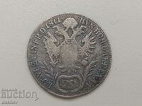 Рядка Сребърна Монета Австрия 20 кройцера Австроунгария 1811
