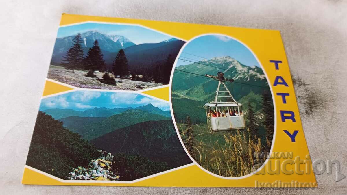 Carte poștală Tatry Collage