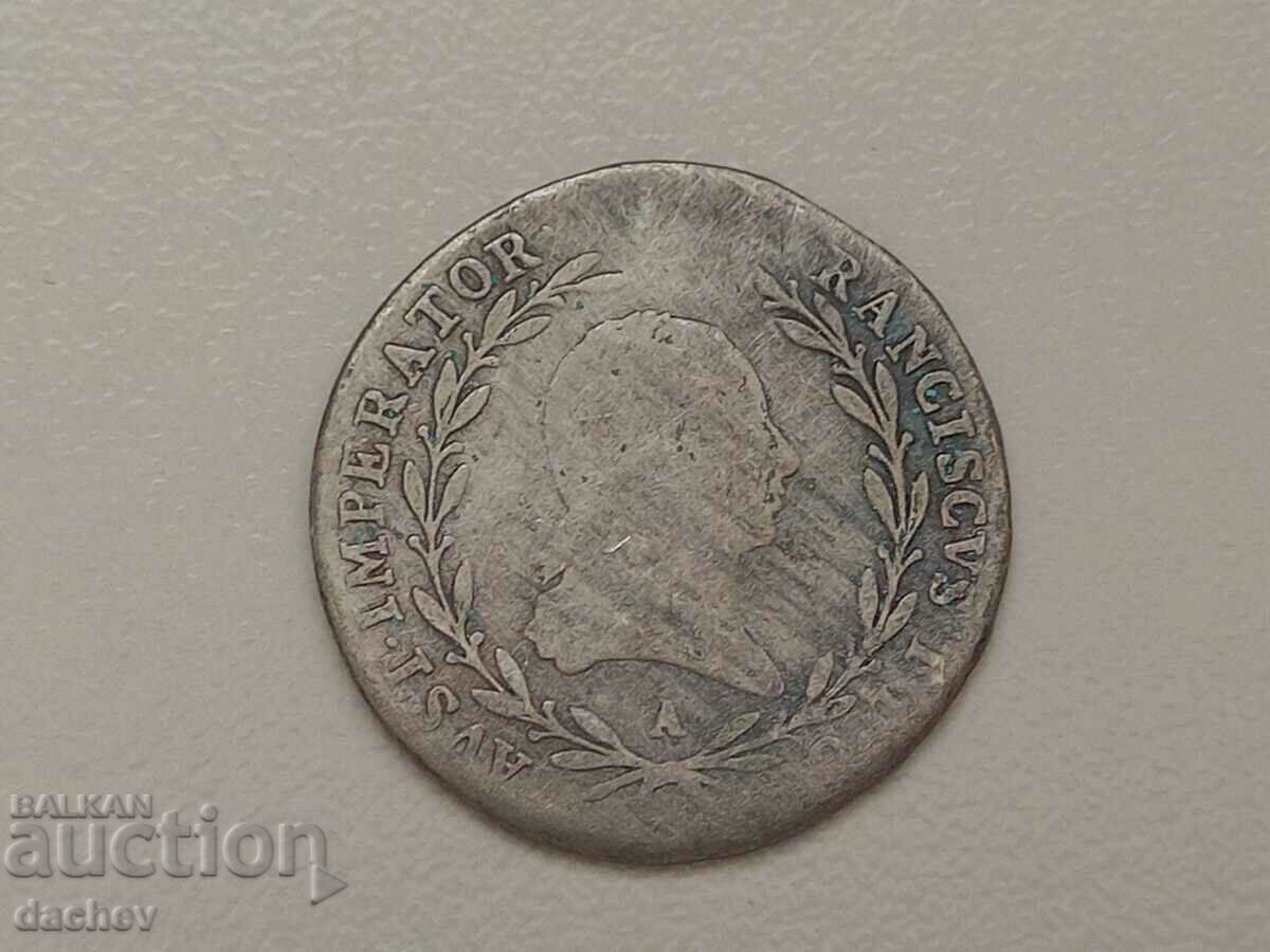 Rare Silver Coin Austria 10 Kreuzer Austria-Hungary 1824 with price 30.00 BGN | € 15.34 Rare Silver Coin Austria 10 Kreuzer Austria-Hungary 1824 with price 30.00 BGN | € 15.34