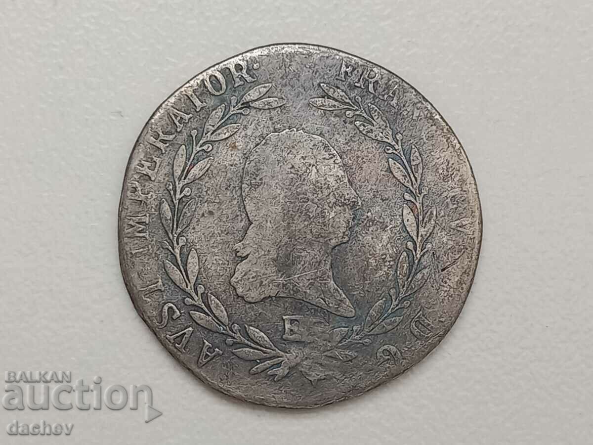 Rare Silver Coin Austria 20 Kreuzer Austria-Hungary 1824 with price 35.00 BGN | € 17.90 Rare Silver Coin Austria 20 Kreuzer Austria-Hungary 1824 with price 35.00 BGN | € 17.90