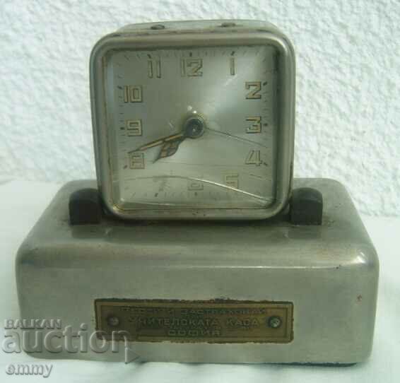 Стара касичка с часовник будилник , Германия 1930-40 г.