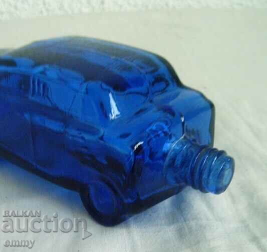 Παλιό μπουκάλι αρώματος, γυαλί - αυτοκίνητο. Το καπάκι λείπει - 5