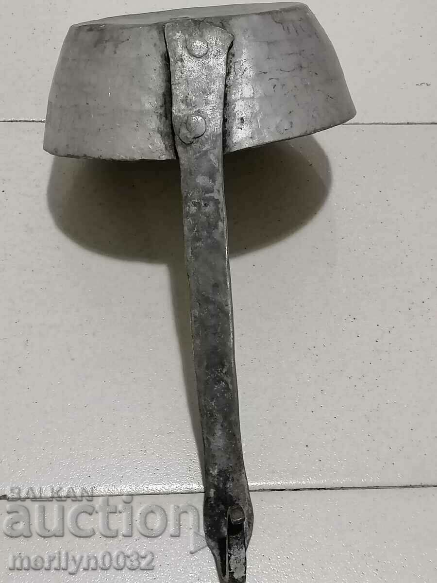 Old copper ladle, copper copper pot, pit, kishkil cap with price 69.00 BGN | € 35.28 Old copper ladle, copper copper pot, pit, kishkil cap with price 69.00 BGN | € 35.28