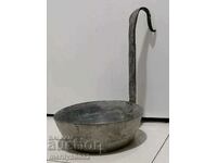 Old copper ladle, copper copper pot, pit, kishkil cap