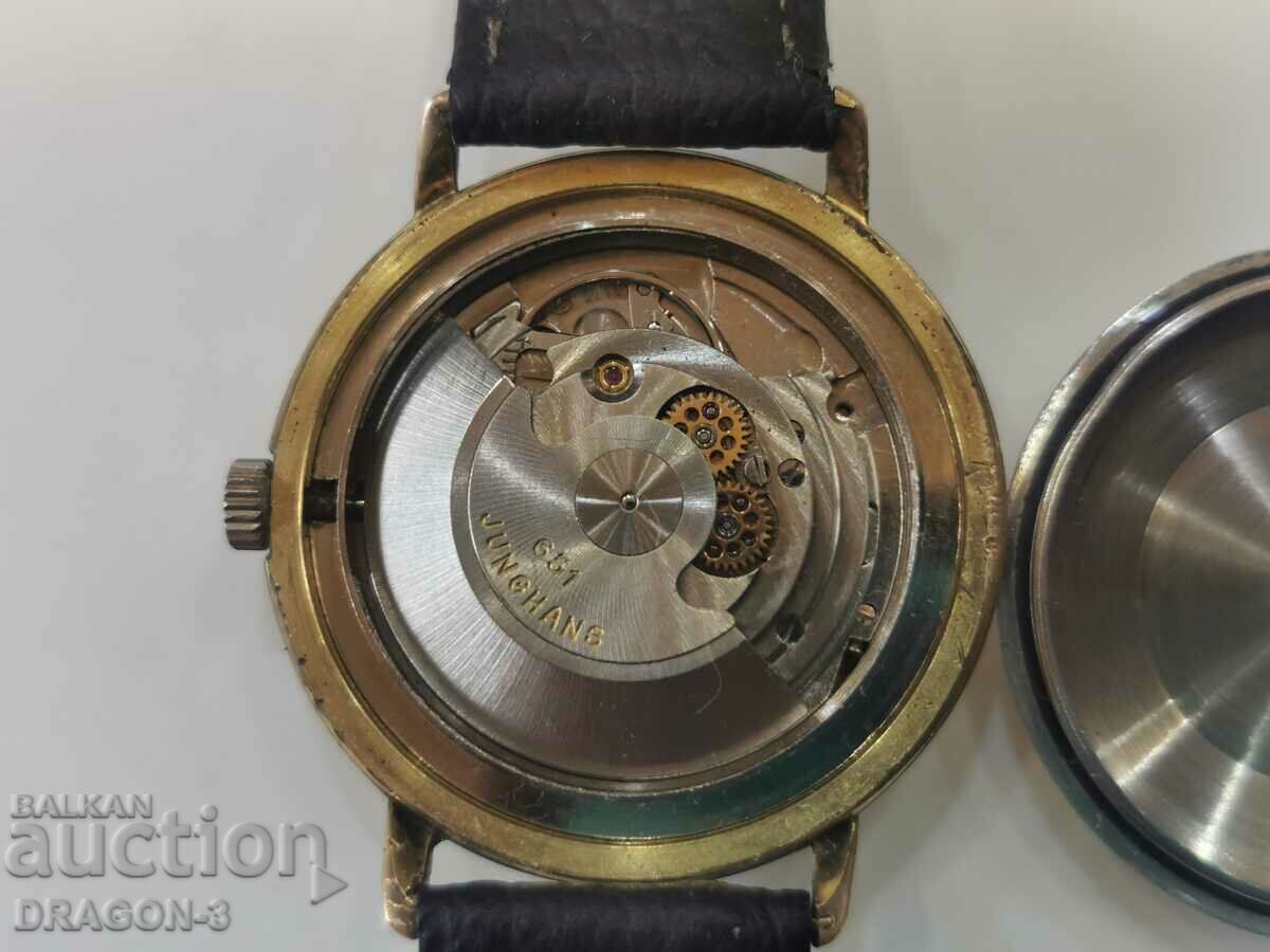 ПОЗЛАТЕН JUNGHANS AUTOMATIC 651 - 5 ПОЗЛАТЕН JUNGHANS AUTOMATIC 651 - 5