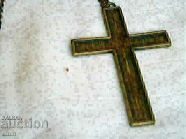 Auction beautiful bronze cross necklace 7cm Auction beautiful bronze cross necklace 7cm