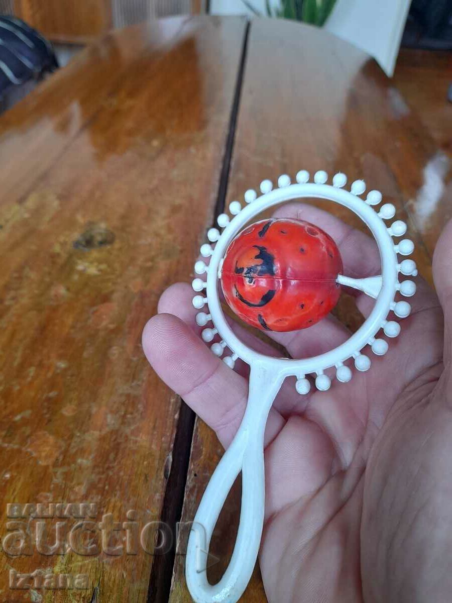 Delivery of Old children's toy, pacifier, rattle