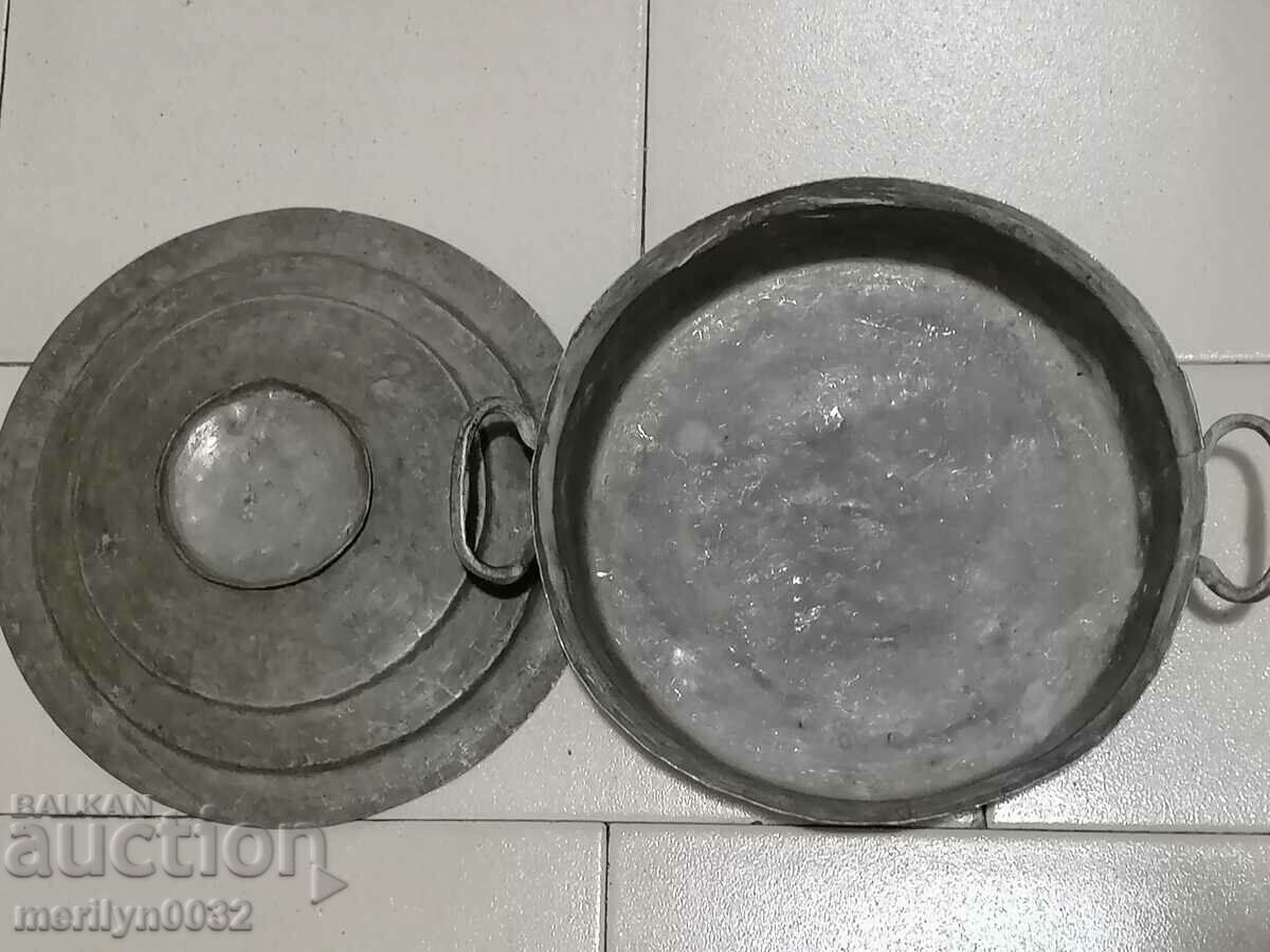 Auction Tinned copper kadaifnik pot copper vessel pan Auction Tinned copper kadaifnik pot copper vessel pan