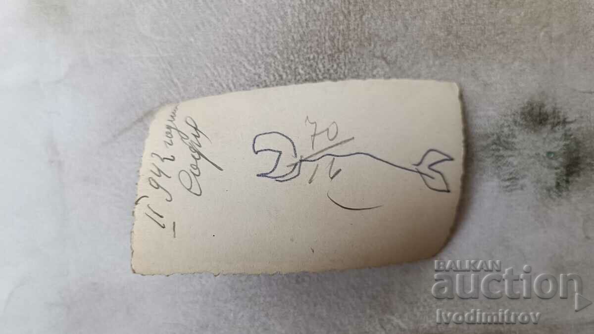 Photo Sofia Officer on a walk 1942 with price 2.65 BGN | € 1.35 Photo Sofia Officer on a walk 1942 with price 2.65 BGN | € 1.35