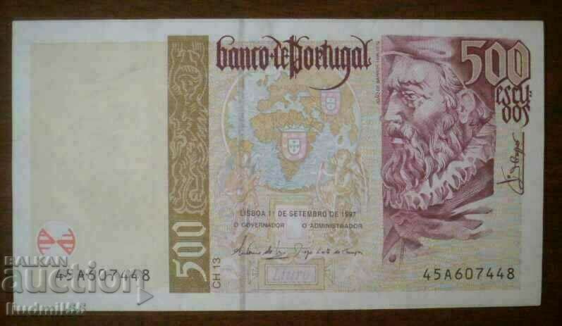 PORTUGAL - 500 ESCUDOS 1997