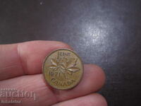 1971 год 1 цент Канада