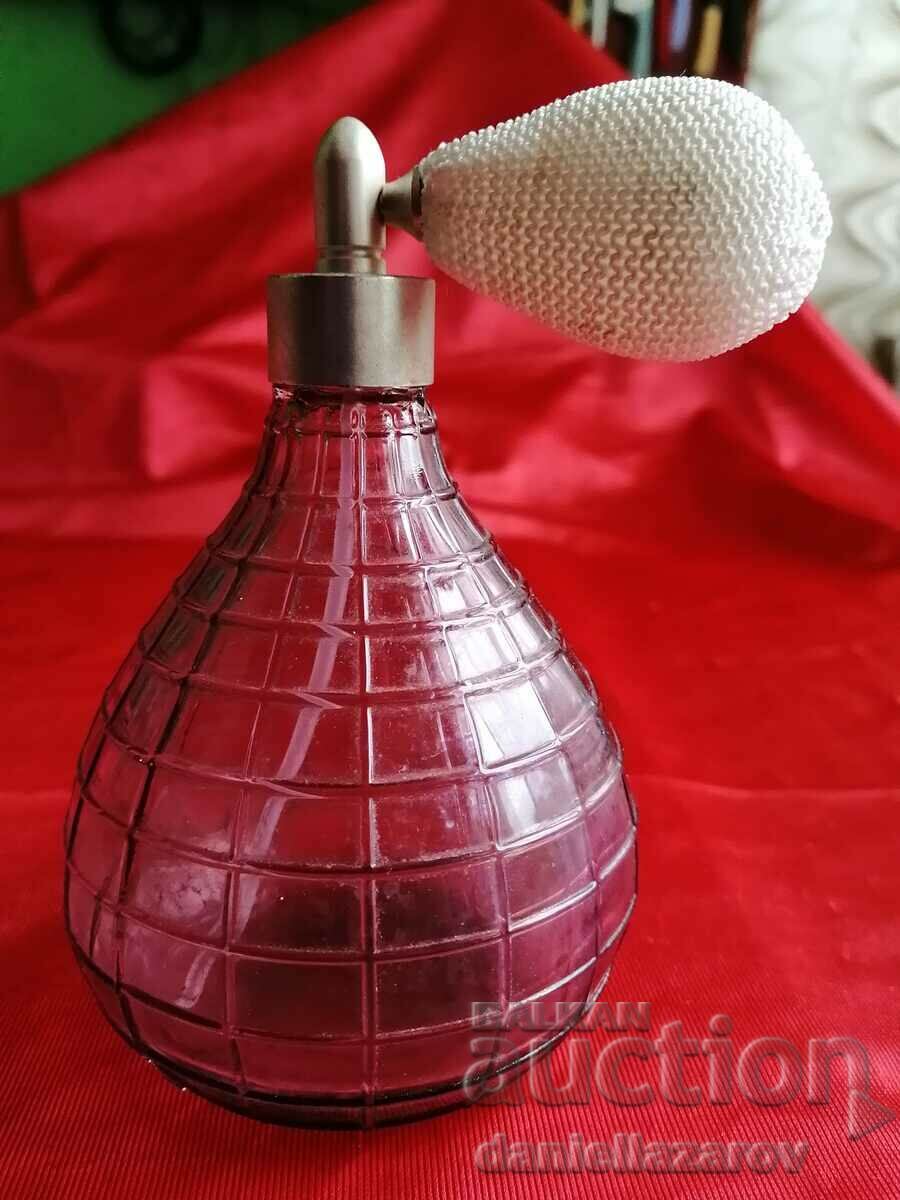 Rare sticla de parfum de epocă cu pompă