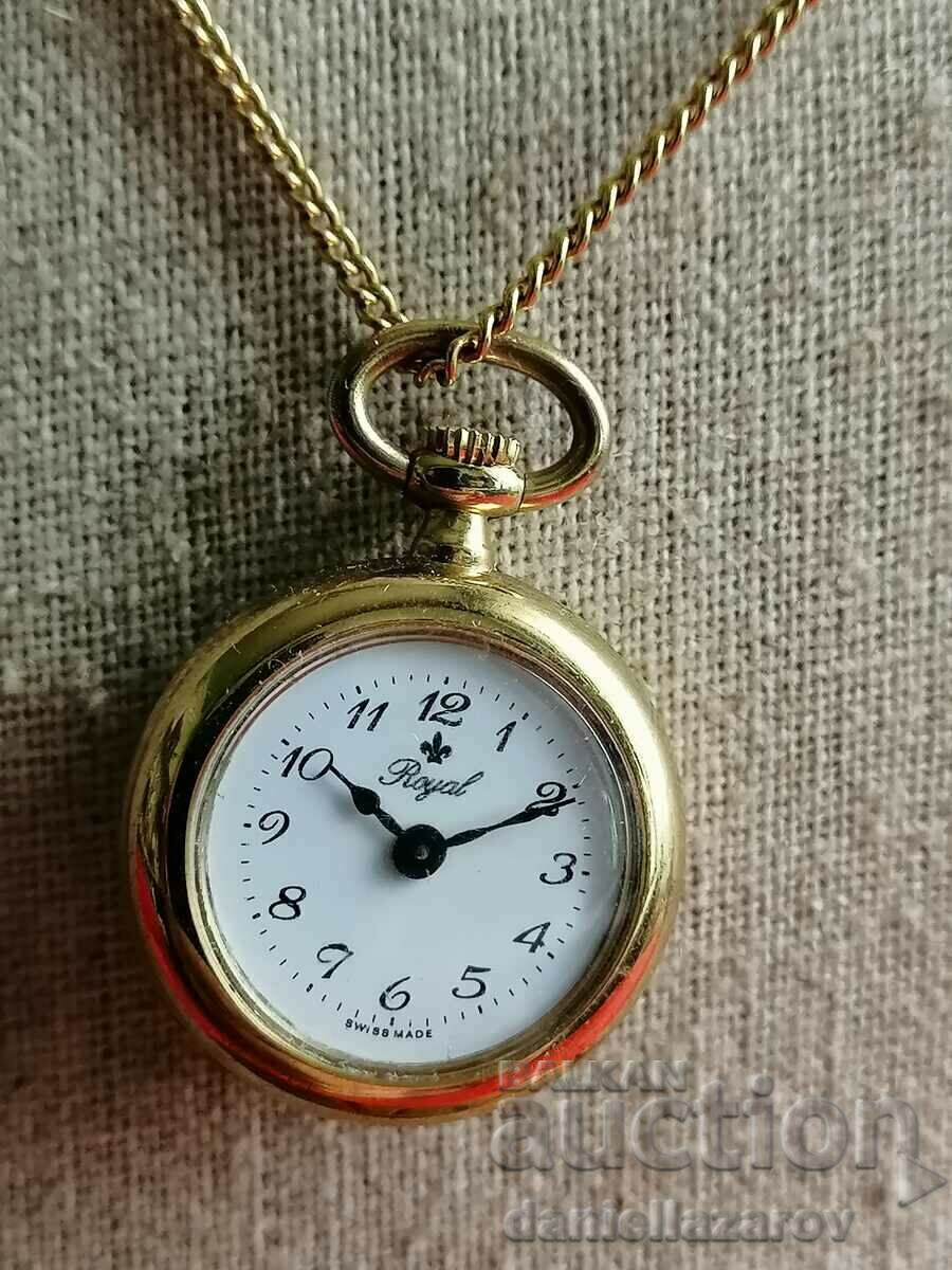 Beautiful Women's Swiss ROYAL Watch, Necklace, Medallion - 5 Beautiful Women's Swiss ROYAL Watch, Necklace, Medallion - 5