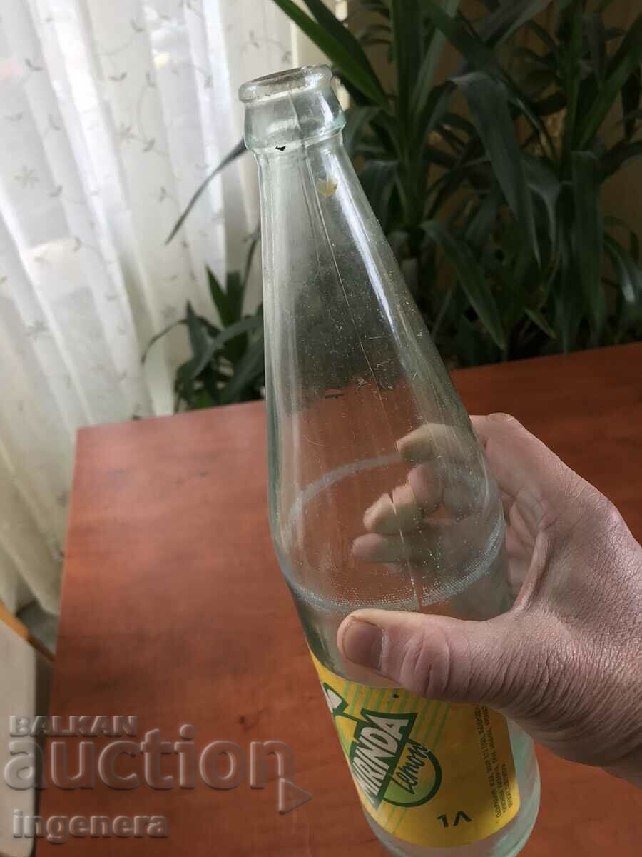 Auction BOTTLE BOTTLE GLASS RETRO 1 LITER MIRINDA MIRINDA Auction BOTTLE BOTTLE GLASS RETRO 1 LITER MIRINDA MIRINDA