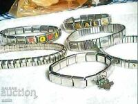 lot of medical bracelets