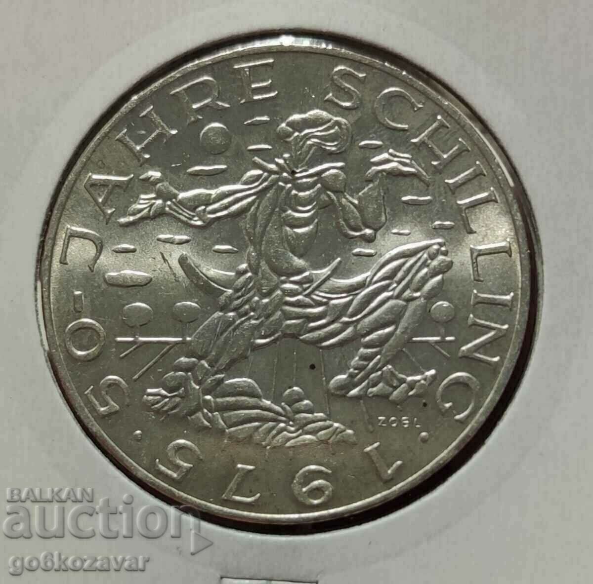 Австрия 100 Шилинга 1975г Сребро ! UNC
