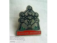Badge - Atomium monument, Brussels, Belgium