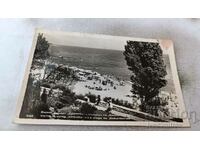 Пощенска картичка Дружба Плажът на Балкантурист 1961