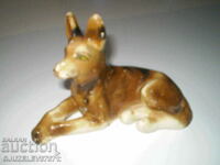 Old Ceramic Figurine Figure of a Dog