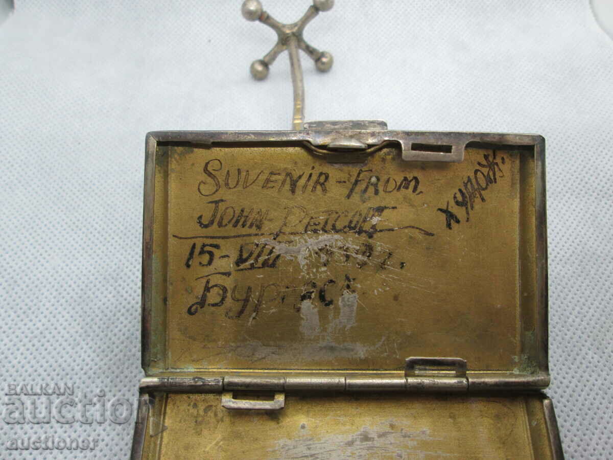 Delivery of OLD BUSINESS CARD, ALPACA BOX - 1939 Delivery of OLD BUSINESS CARD, ALPACA BOX - 1939