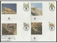 New Zealand 1991 - 4 issues FDC Complete series - WWF