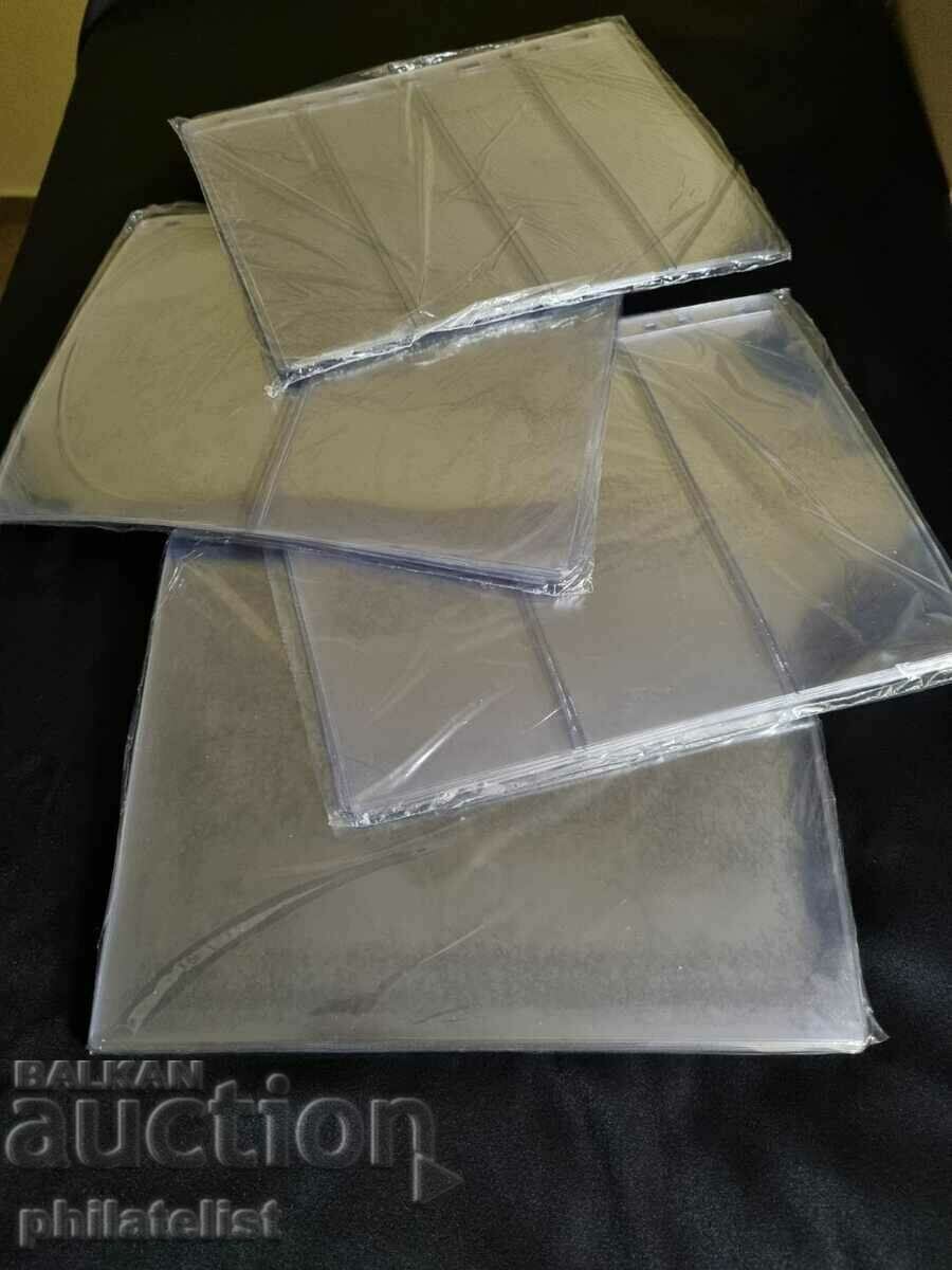 Schulz spare sheets for 4 banknotes 58x180 mm / op.10 pcs / with price 13.50 BGN | € 6.90 Schulz spare sheets for 4 banknotes 58x180 mm / op.10 pcs / with price 13.50 BGN | € 6.90