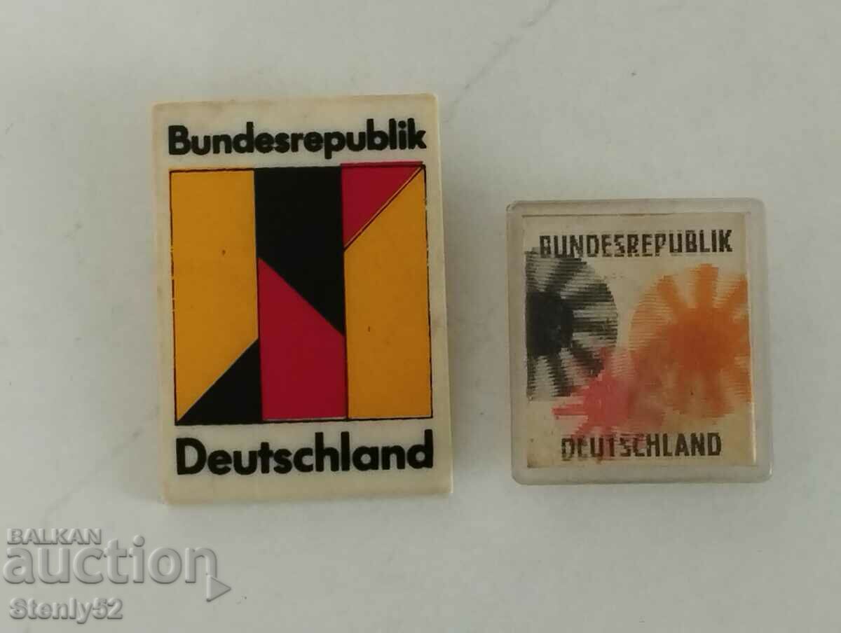 2 badges from FR Germany.